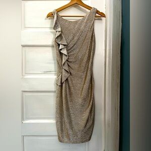 Gold party dress Sz 6